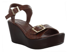 Sandalias Luna Rosa Color Tan para Mujer