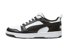 Tenis PUMA Rebound V6 Low Blanco y Negro para Hombre