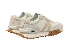 Tenis Lacoste L-Spin Deluxe Blanco y Beige para Mujer