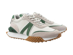 Tenis Lacoste L-Spin Deluxe Blanco y Verde para Hombre