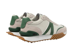 Tenis Lacoste L-Spin Deluxe Blanco y Verde para Hombre