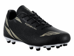 Tenis de Fútbol Furia 1023 Negro-Oro para Niño