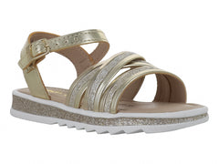 Sandalias Teen Bambino Oro para Niña