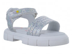 Sandalias Teen Bambino Plata para Niña