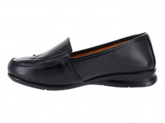 Zapatos Mocasines de Piel Negro Luna Rosa para Mujer