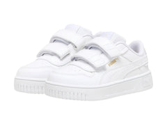 Tenis PUMA Carina Street V Blanco y Oro para Niña