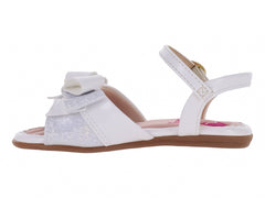 Sandalias Molekinha Blanco Glow para Niña