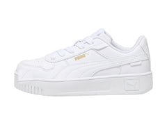 Tenis PUMA Carina Street Blanco y Oro para Niña