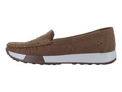 Zapatos Mocasines Nomadas Color Tan para Mujer