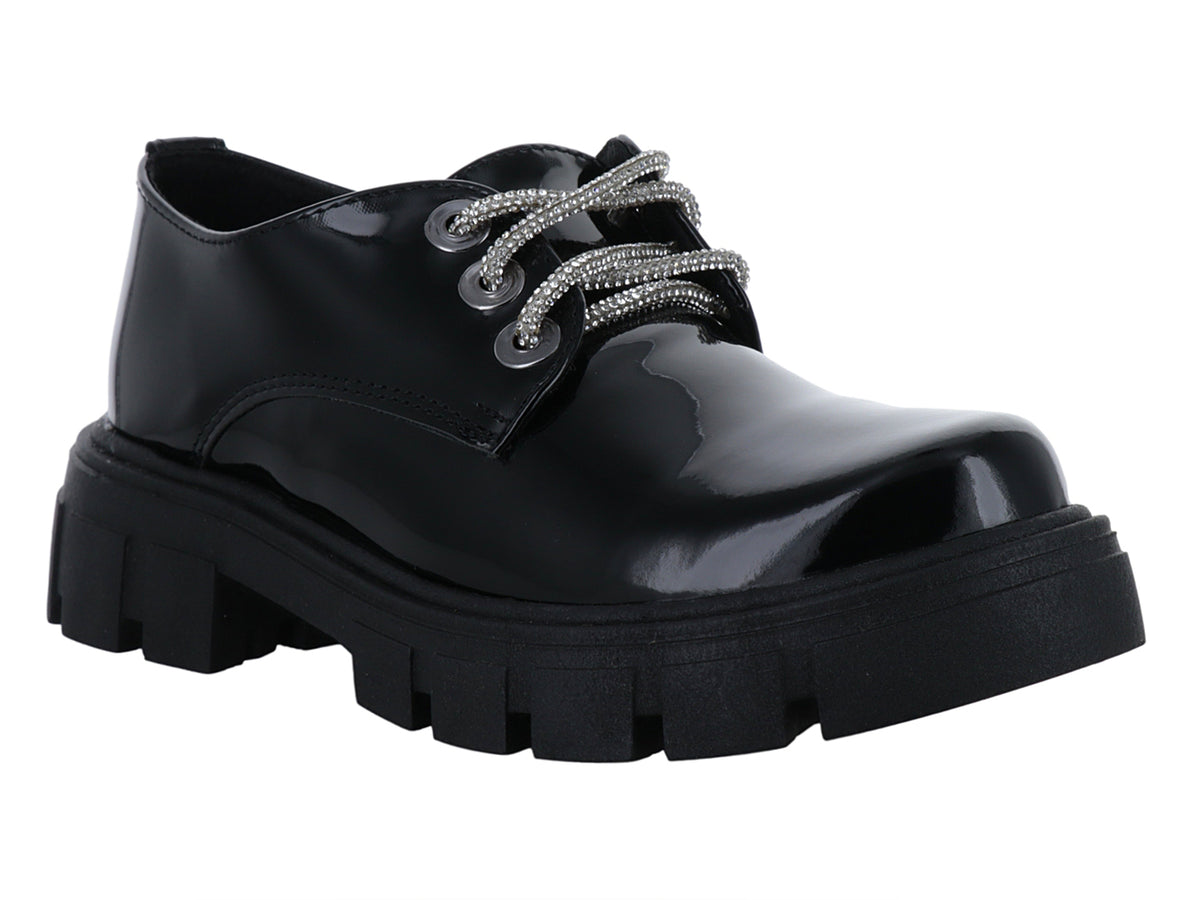 Zapatos Miroslava Charol Negro para Niña