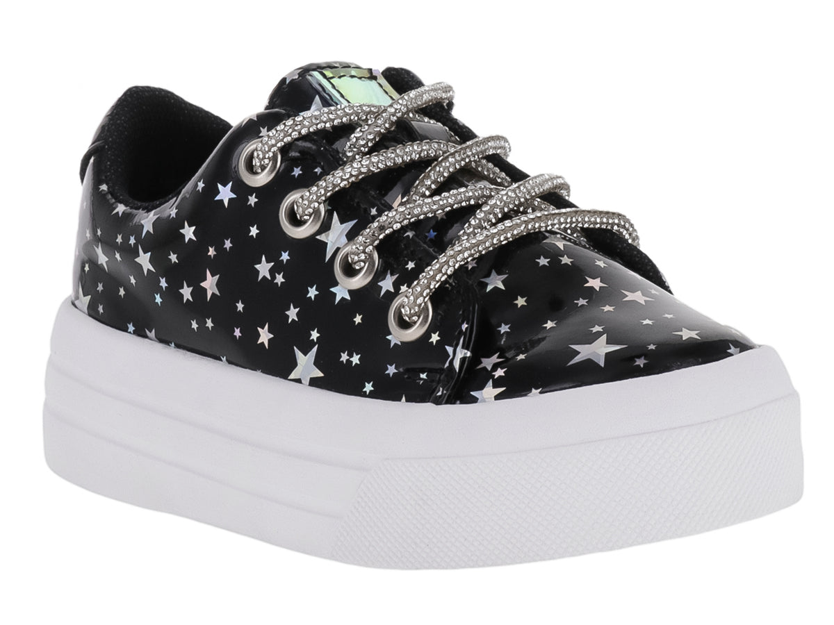 Tenis Divitas Negros de Charol para Niña
