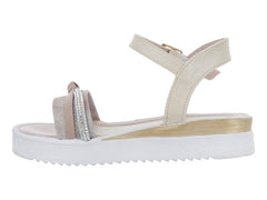 Sandalias Viris Dorado para Niña