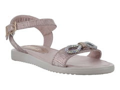 Sandalias Viris Princesitas Marfil Oro para Niña