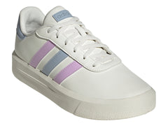 Tenis Adidas Court Platform Blanco, Lila y Azul para Mujer
