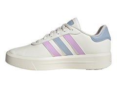 Tenis Adidas Court Platform Blanco, Lila y Azul para Mujer