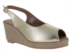 Sandalias Morkas Oro para Mujer