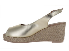 Sandalias Morkas Oro para Mujer