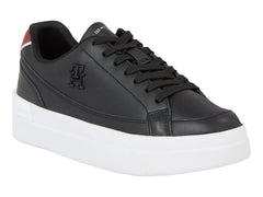 Tenis Tommy Hilfiger Elevated Court Negro para Mujer