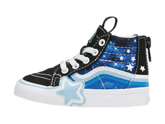 Tenis Vans Sk8 Hi Zip Negro con Azul Unisex