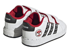 Tenis Adidas Grand Court Spider-Man Blanco para Niño