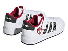 Tenis Adidas Grand Court Spider-Man Blanco para Niño