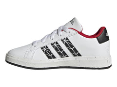 Tenis Adidas Grand Court Spider-Man Blanco para Niño