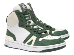 Tenis Lacoste L001 Mid Blanco y Verde para Mujer