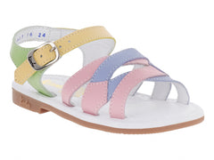 Sandalias Kinder Multicolor Pastel para Niña