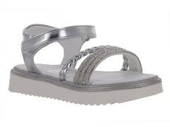 Sandalias Roze Plata para Niña