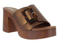 Sandalias ROZE Color Bronce para Mujer