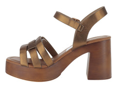 Sandalias ROZE Color Bronze para Mujer