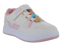 Tenis ATOK Blanco y Rosa para Niña
