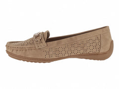 Mocasines Roze Beige para Mujer