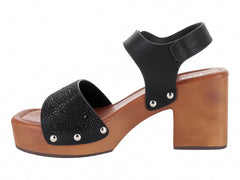 Sandalias ROZE Negro para Mujer