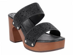 Sandalias ROZE Negro para Mujer