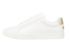 Tenis Tommy Hilfiger Essential Cupsole Blanco y Oro para Mujer