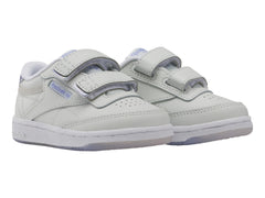 Tenis Reebok Club C 2V 2.0 Gris y Morado para Niño