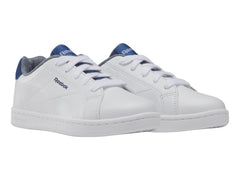 Tenis Reebok RBK Royal Complete CLN 2.0 Blanco y Azul para Niño