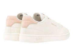 Tenis Reebok Court Clean Blanco y Rosa para Mujer