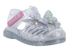 Sandalias ROZE Glitter Plata para Niña