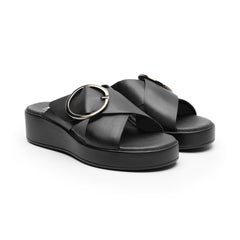 Sandalias Flexi Negro para Mujer