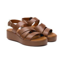 Sandalias Flexi Color Tan para Mujer