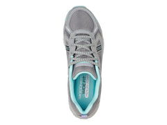 Tenis Skechers Outdoors Gris y Azul para Mujer