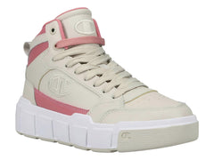 Tenis Champion Drome Ventor Hi Beige y Rosa para Niña