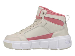 Tenis Champion Drome Ventor Hi Beige y Rosa para Niña