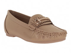 Mocasines Roze Beige para Mujer