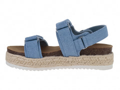 Sandalias Steve Madden Denim Azul para Niña