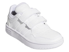 Tenis Adidas Hoops 3.0 Blancos para Niño