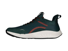 Tenis Charly Verde Oscuro y Naranja para Hombre