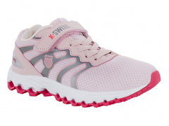 Tenis K-SWISS Tubes Rosa y Gris para Niña